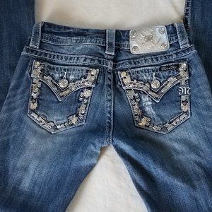 MISS ME SEQUIN POCKET JEANS!